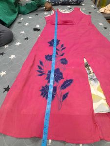 Pink Floral Kurta