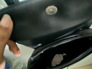 Stylish Black Crossbody Bag