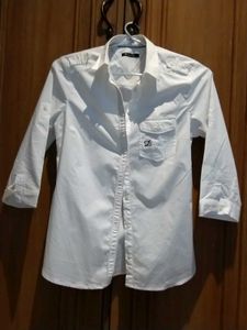 Massimo Dutti Classic White Shirt