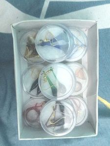 Designer Glass Bead Earrings (Set of 9 Pairs)