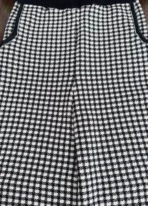 Checkered Wide Leg Pants