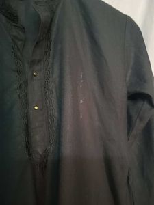 Classic Black Pathani kurta
