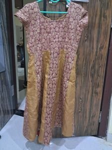 Silk Anarkali Salwar With Chudidar