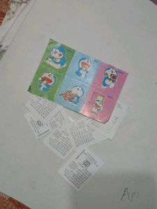 Doraemon Stickers and water cards