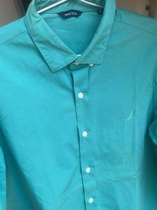 Nautica Green Button Down Shirt