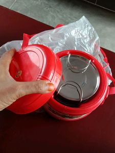 Red Insulated Lunch Box