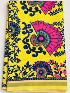 Yellow Jamdani Dhakai Saree with Floral Print