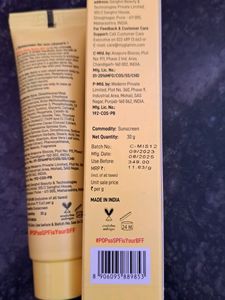 Popxo Glow Goals Illuminating Sunscreen SPF30 PA++