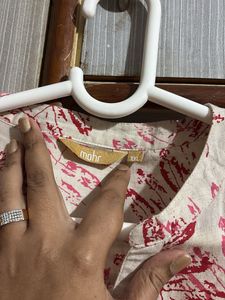Floral Print short Kurta