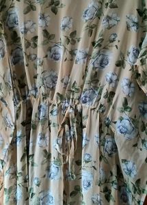 Chic Floral Kaftan Dress