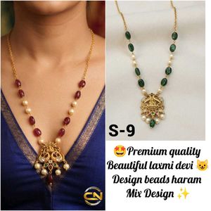 Elegant Lakshmi Devi Pendant Necklace