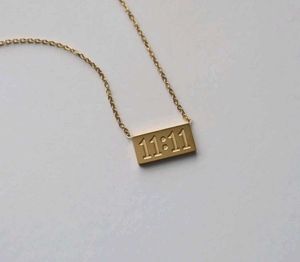 11:11 Angel Number Anti-Tarnish Pinterest Necklace