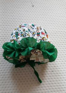 Adorable Baby Bonnet with Ruffles