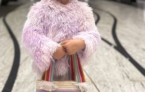 Cute Kids' Boho Rainbow Fringe Bag