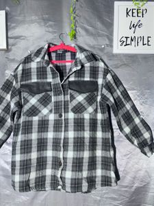 SHEIN Trendy Plaid Shacket