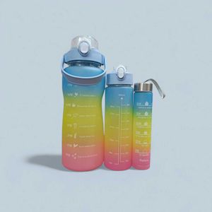 Gradient Water Bottle Set of 3