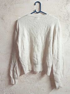 Cozy Cream Knit Cardigan Sweater