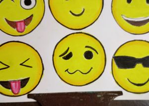 Hand Made On Art Paper EMOJI 😀