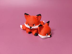 Articulated Fox Keychain