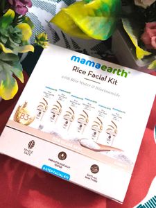 Mamaearth Rice Facial Kit With  Water &amp; Niac