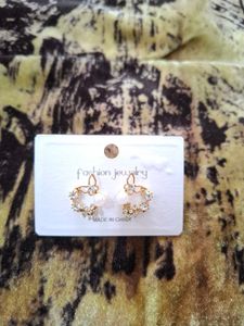 Sparkling Pearl &amp; Crystal Butterfly Earrings