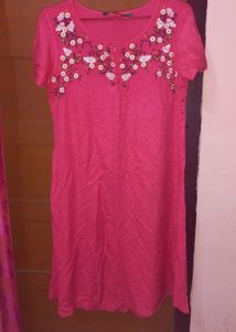 Pink Color Kurta