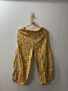 Yellow Floral Palazzo