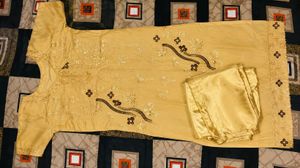 Designer Yellow Kurta Set