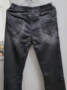 Distressed Black Denim Jeans