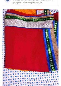 Stunning Red &amp; Orange Ombre Saree