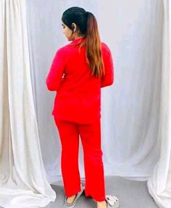 Cute Heart Print Lounge Set