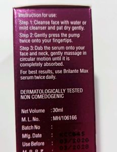 Brilante Max Skin Brightening Serum