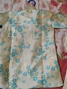 Boys Floral Sherwani Set