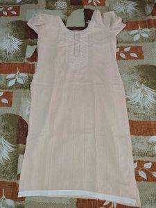 Elegant Peach Kurta Set