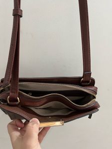 Nine West Chic Brown Crossbody Bag