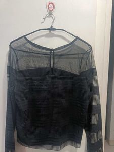 Kazo Sheer Black Top