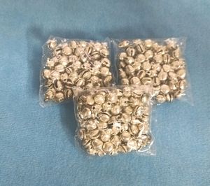 Silver Bells For Jewellery Making. 400 Pcs