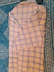 Men's Plaid Button-Up Shirt