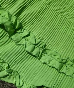 Lime Green Ruffled Camisole Top