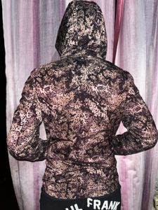 Camo Print Hooded Jacket