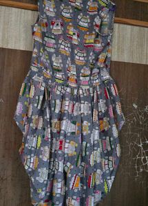 Cute Printed Sleeveless Jumpsuit with tag