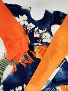 Floral Printed Kurta Set 🥰