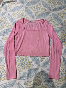 adorable pink crop top