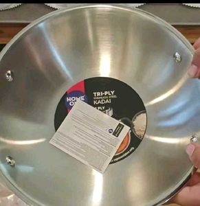 Tri-Ply Stainless Steel Kadai