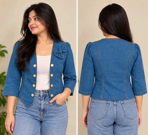 Denim Waist Coat