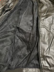 unisex  Black Faux Leather Jacket