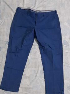 Men's Blue Casual Trousers