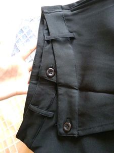 Asymmetric Korean Black Trousers ⭕
