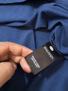 Balmain Navy Blue Polo TShirt