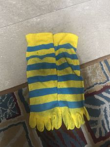 Fun Striped Toe Socks
